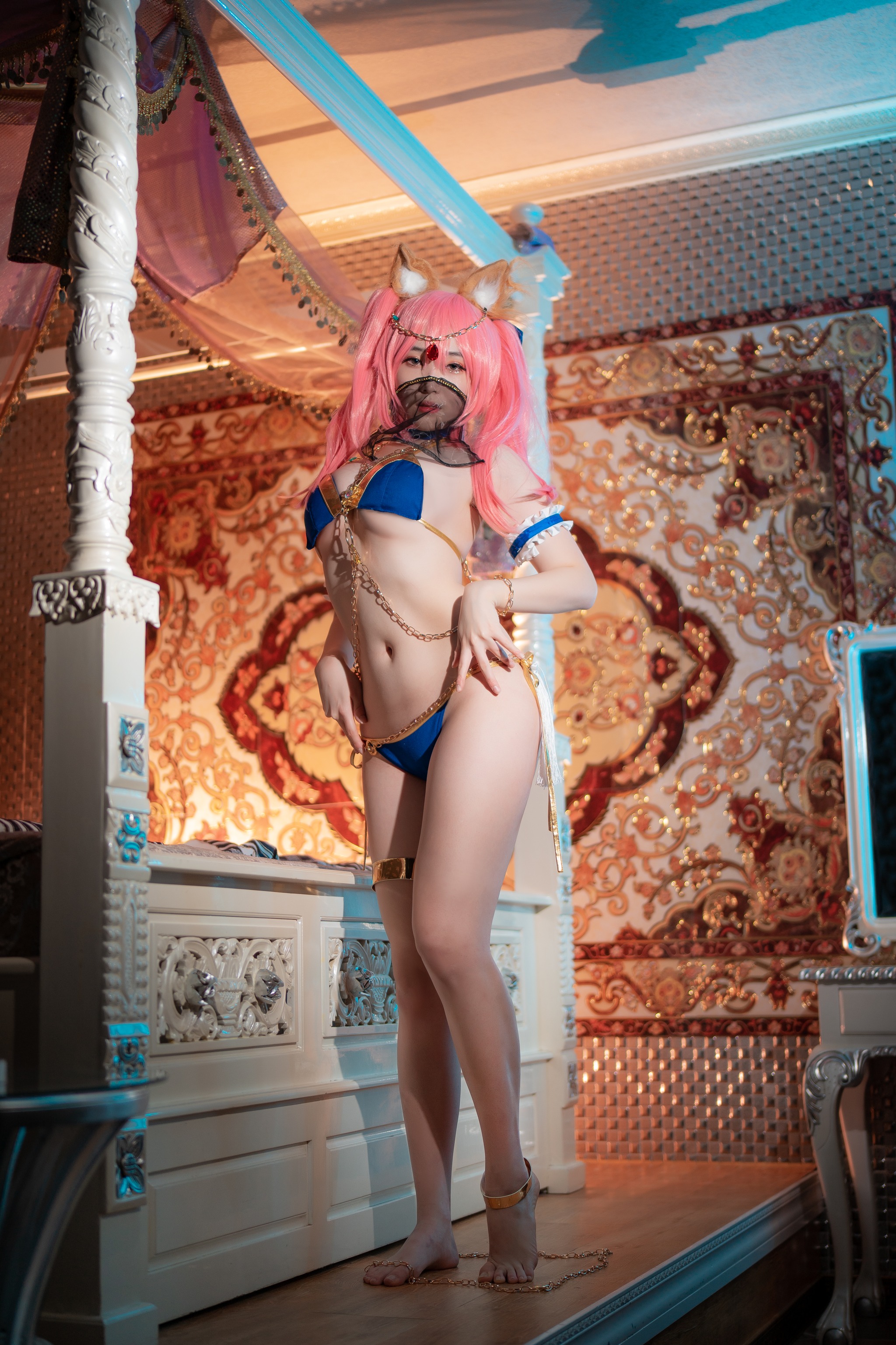 图片[1]-Bambi – NO.076 CREAMSODA Cosplay Tamamo  Kama [40P]-XikXak